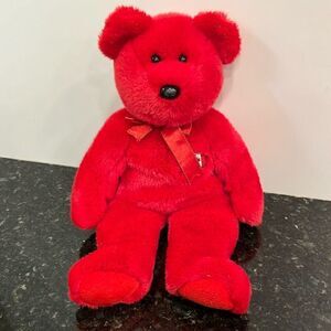 Vintage 2001 TY The Beanie Buddies Collection - Pierre the Bear Style 9604